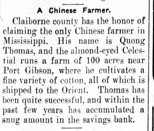 Farmer account in The Progress-Advertiser, 12 November 1903